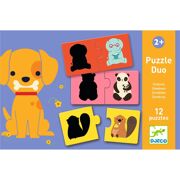Puzzel Duo Schaduwen 12 x 2 stuks - DJECO DJ08187